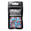 SPRINKLY - Matt Stars - Red, White & Blue -