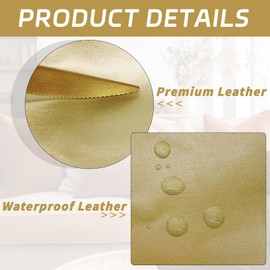 MUKA Faux Leather Cushion Covers, Set of 2, Black Cushion Covers, 45 x 45 cm, Cushion Cover for Sofa Beds, Couch