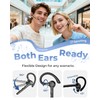Ngsod Bluetooth Headset V5.4, Bluetooth Earpiece with 500mAh Charging Case,