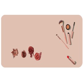 Makeup Mat for Vanity Top Protector, Cover Work Table Waterproof, Oilproof Dustproof Smooth and Soft, Pink 23.6"x11.8" from NemoHome