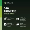 Havasu Nutrition Saw Palmetto Prostate Supplements for Men, Potent DHT