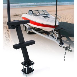 Boat Trailer Steps with Handrail Heavy-Duty Boats Boarding Step Ladder for The Tongue 2 Steps