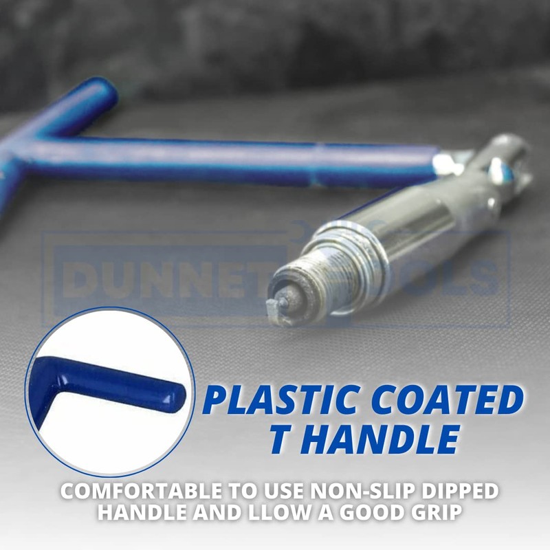 Dunnet Tools Spark Plug Socket Remover Installer Set Flexi T