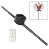 3D Hologram Projector Fan Ultra HD 266 LED Support Phone