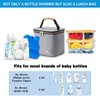 Breast Milk Cooler Bag with Ice Pack Fits 4 Large