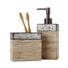 SKL Home by Saturday Knight Ltd. Farmhouse Crate Soap Dispenser,Natural