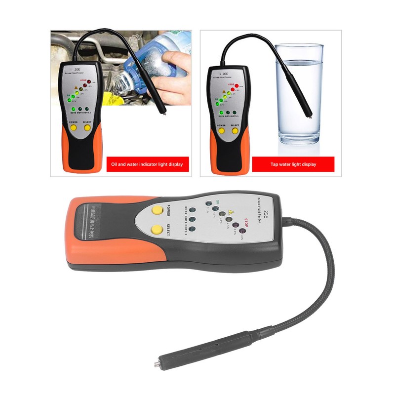 Automotive Brake Fluid Tester Diagnostic Detector Oil Moisture Water Test