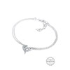 Elli Bracelet Women Heart Symbol Love with Crystals in 925