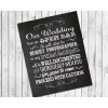 Handmade Wedding Decor OPEN BAR Print, Rustic Look Humorous 8x10