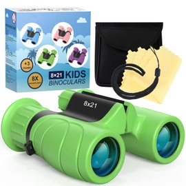 Fernglas für Kinder, 8x21 Ferngläser Klein Wasserdicht Fernglas Klein für Erwachsene und Kinder, HD Feldstecher Inklusive Tasche, Vogelbeobachtung, Wandern, Sightseeing, Tierwelt und Sport