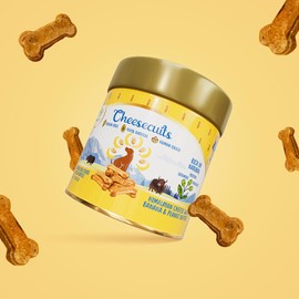 Pawfect Banana & Peanut Butter Cheesecuits Grain-Free Dog Biscuits, 1.76 Ounces, Limited Ingredient, Human Grade