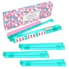 4-Pack Clear Mahjong Racks & Pushers for Game Night –