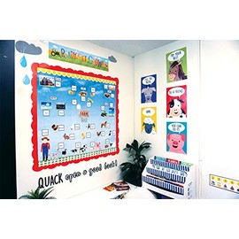 CTP Grass Bulletin Board EZ Border (Creative Teaching Press 10488), Total of 96ft Border (2 X 48ft Borders)