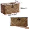 Sumnacon Tissue Box Cover Large Rectangle Tissue Box Seagrass Tissue