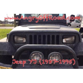 AngryOffRoad- Jeep Cherokee YJ Angry Eyes / Headlight Trim