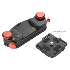Andoer Metal Quick Release Camera Waist Belt Strap Buckle Button Mount Clip for Canon Nikon Sony DSLR Cameras Max. Load Capacity 20kg
