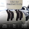 Upgrade 2 Pack Car Hooks for Headrest,Car Seat Back Storage