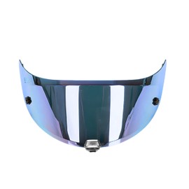 Guajiro - Visor Helmet Compatible with HJC HJ-26 | RPHA11 - HJC RPHA70 - (Carbon) | Motorcycle Helmet Visor with Pinlock Antivaho Bracket and Tear-Off System | PC High Quality (Blue)