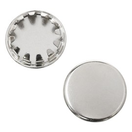 Zangc Stainless Steel Knockout Seal Electrical Box Knockout Plugs Electrical Box Knockout Plugs Detachable Seal for Closing Unused Box Sockets 6PCS