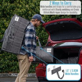 VENO 6 Pack Moving Bags w/Backpack Straps, Moving Boxes & Storage Bins Alternative, Packing Supplies, Camping Accessories Totes for Storage, Dorm Room Essentials Storage Bags (Windowpane, 6 Pack)