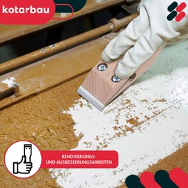 KOTARBAU® Pulling Blade Scraper 40 mm with Wooden Handle for Carpentry Removal of Paint