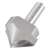 Trend Professional Chamfer V Groove Cutter, 45-Degree, 1/2 Inch Shank,