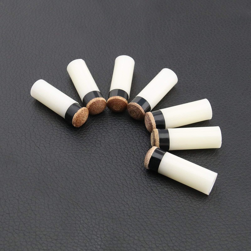 20 Kits of 11mm Hard Brown Screw-On Billiard Cue Tips