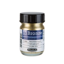 Schmincke Oil Bronze Powder, 50ml Jar, Rich Pale Gold, 1 Each (15802024)