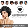 DmDoyy Silk Cap, Sleep Cap, Satin Bonnet, Satin Hair Cap