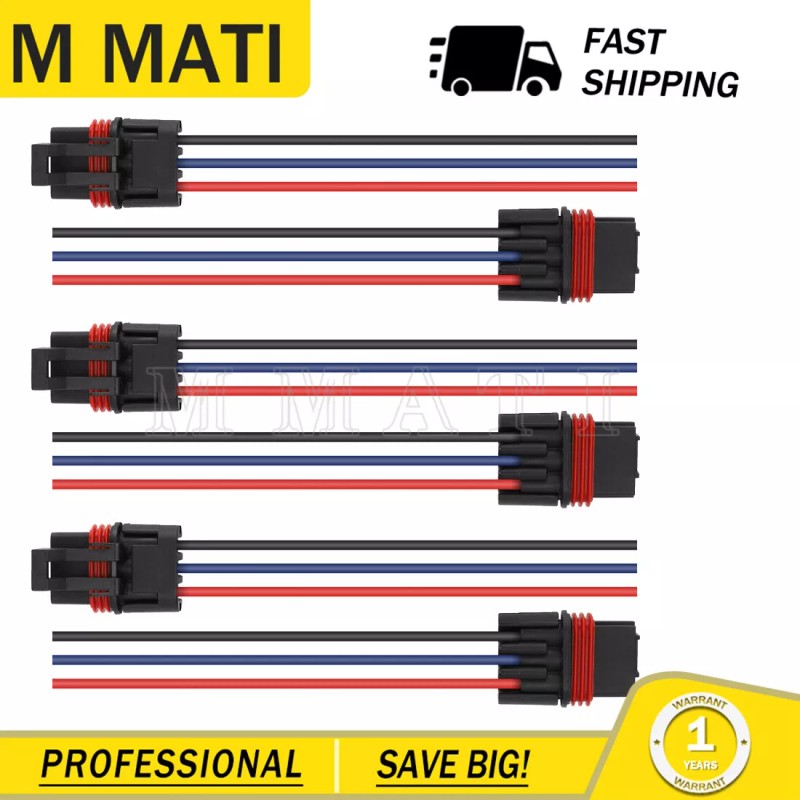 M MATI 6PCS Pulse Power Bus Bar Plug Pigtail Connector