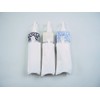 Premium White Folding Umbrella Manual Open Blackout Thermal Insulated Sun/Rain