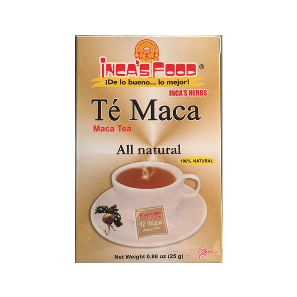 Maca Tea 100% Natural From Peru - Tea for Energy - Great Tasting Maca Tea (25 Tea Bags)
