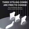 3-in-1 Hair Fade Comb, Left/Right Interchangeable Precision Thinning & Cutting