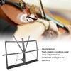 Folding Sheet Music Stand Metal Adjustable Portable Foldable Desktop Table