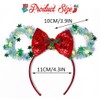 Reaky Christmas Headbands, Christmas Headpieces, Hair Accessories for Women (Green,