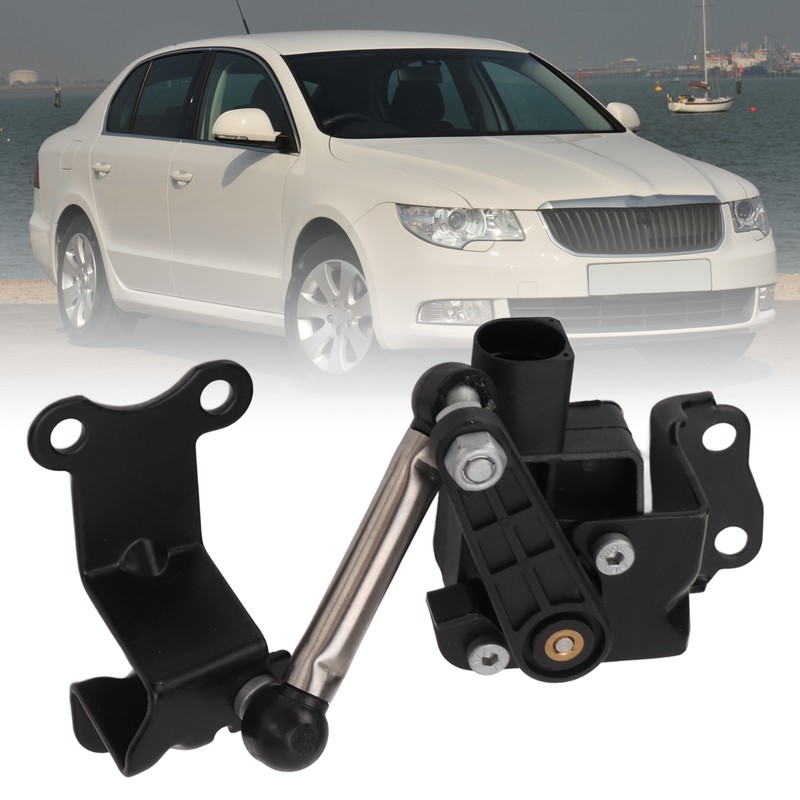 Front Xenon Headlight Level Sensor Assembly 3T0941273 Replacement for Superb