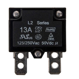 JIARUIXIN 2Pcs 13A 125/250Vac 50Vdc Automatic Reset Relay Fuse Therma Switch Circuit Breaker Current Overload Protector Children Ride On Toy Car Accessories