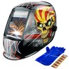 JustHot Large Viewing Welding Helmet 4 Arc Sensor Welding Hood
