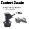2 Pair Ball-Lock Barb Dis-connects Set by PERA
