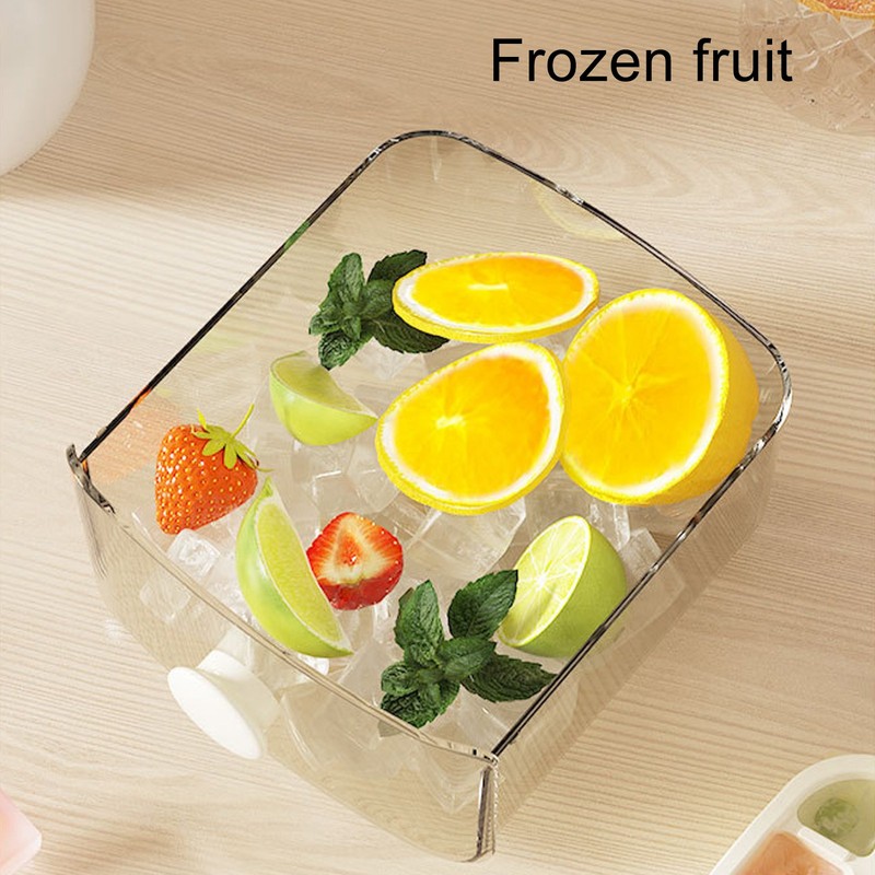 Press Ice Cube Mould Large Capacity One Button Release Ice