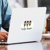 CafePress Tulip Lover Oval Car Bumper Sticker