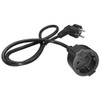 European 220v Extension Cord Reel, CEE7/7 Schuko Male to Female