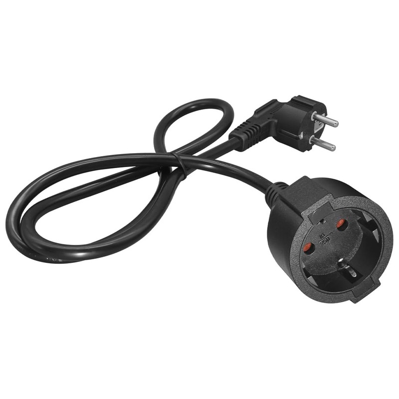 European 220v Extension Cord Reel, CEE7/7 Schuko Male to Female