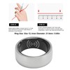 Smart Fitness Tracker Ring IP68 Waterproof Bluetooth Pedometer Smart Ring