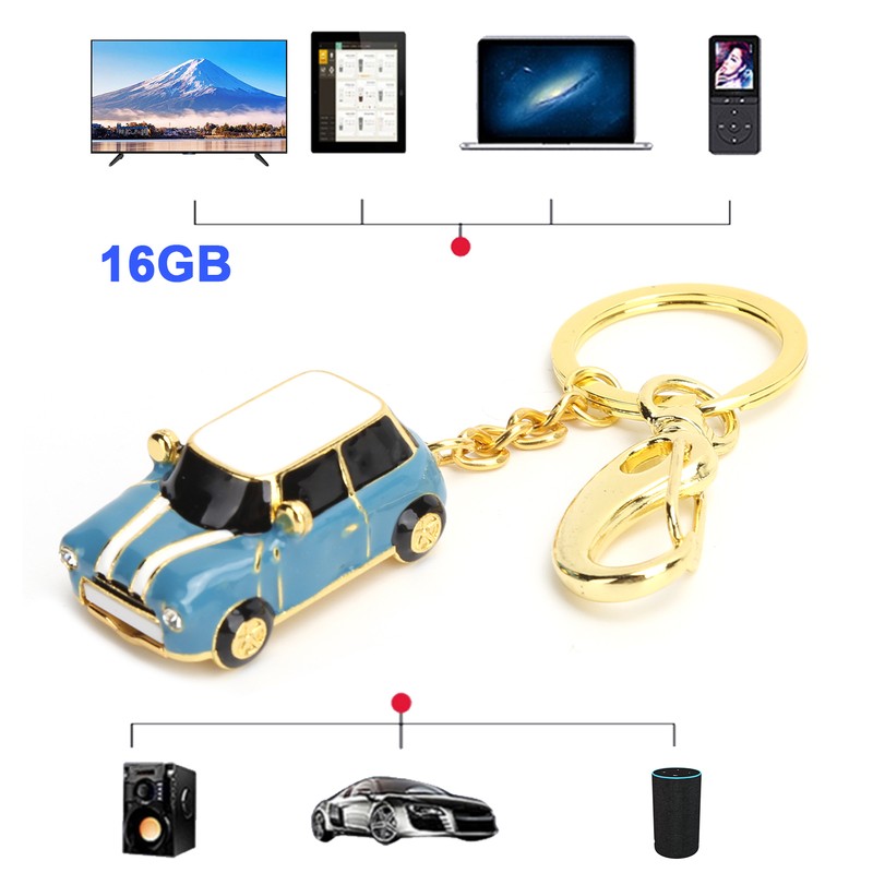 U Disk Exquisite Cartoon Car HighSpeed Reading Writing USB 2.0