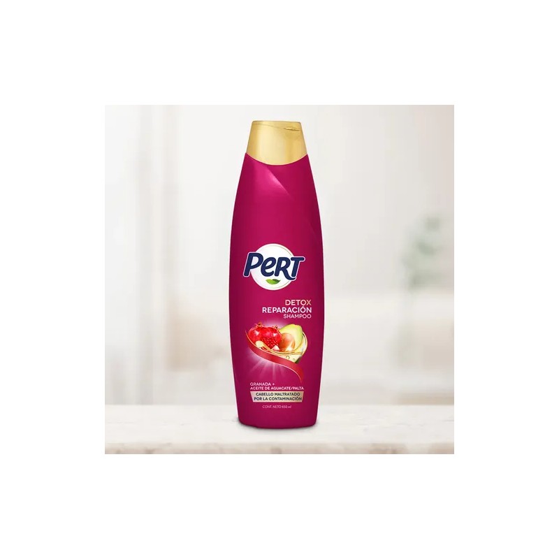 Shampoo Pert Detox Reparacion Para Cabello Maltratado 650ml