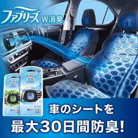 Febreze Car Air Freshener, Clip Type, Easy Clip, Sky Breeze 0.07 fl oz (2 ml) x 4 Packs