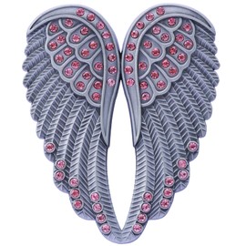 TEWAFOS Guardian Angel Visor Clip for Women - Guardian Angel Visor Clips for Cars,Stainless Steel Wings Cross Sunshade Clip Driver Gift