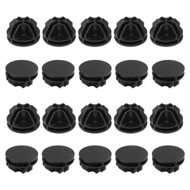 Seimneire Plastic Wire Grid Cube Connector for DIY Modular Closet Shelf Storage Organizer - 20Pcs Black
