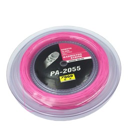 Badminton String Roll 200m Good Control Elastic (0.68mm±0.02mm) Badminton Gut (Pink)
